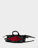 Image of Betsey Johnson Weenie & The Beast Crossbody Bag - Black/White
