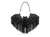 Image of Betsey Johnson Wingin' It Bat Shoulder Bag - Black