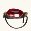 Image of Hammitt Kyle Small Shoulder Bag - Black/Brushed Gold/Red Zip