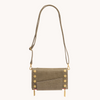 Image of Hammitt Levy Wallet - Pewter/Brushed Gold/Red Zip