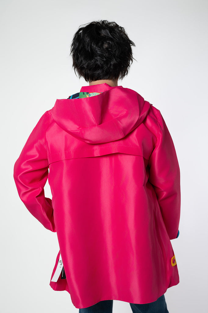 Oopera Zipper Front Closure Button Tab Placket Reversible