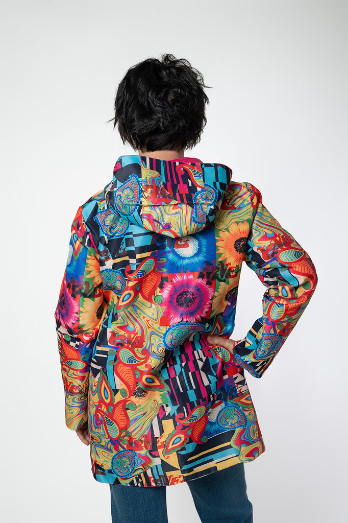 小物 nordisk raincape SpiritCaper Royal Blue & Orange Wind & Rainproof Cheer Cape