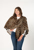 Image of Pure Essence Animal Print Cape - Nature Multi