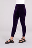 Image of Sympli Velvet Yoke Legging - Plum