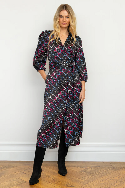 Shirty Verity Cotton Dress - Snaffle Print