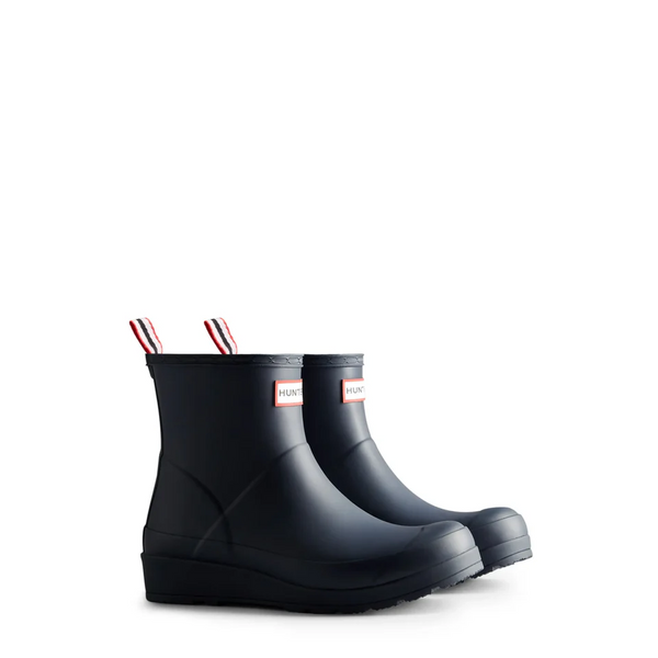 Hunter Women's PLAY™ Short Rain Boot - Blue/Hunter Red