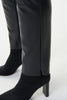 Image of Joseph Ribkoff Vegan Leather Pant - Black