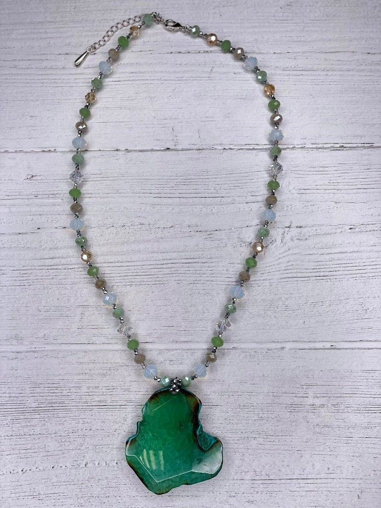 Alisha.D One Size Necklace - Green
