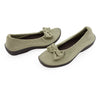 Image of Arcopedico Lyla Knit Flat with Bow - Green Earth