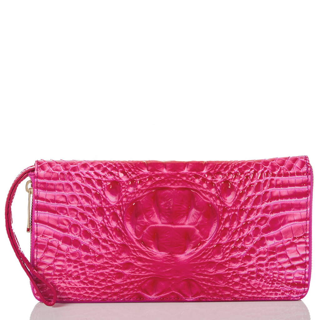 Brahmin Skyler Clutch Wallet - Pink Cosmo Melbourne