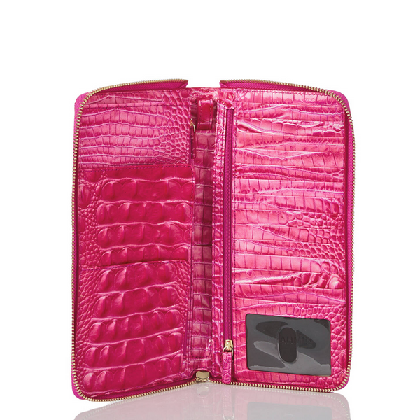 Brahmin Skyler Clutch Wallet - Pink Cosmo Melbourne