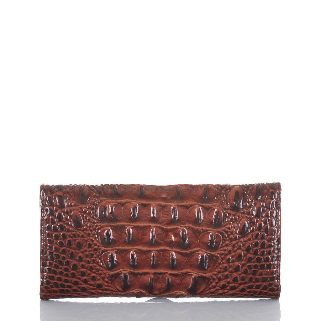 Brahmin top pecan wallet