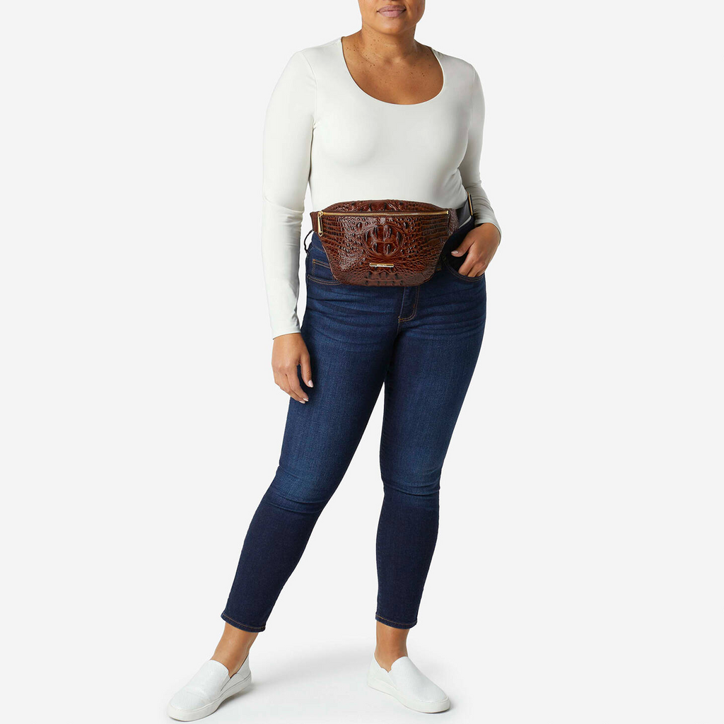 Brahmin top waist bag