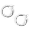 Image of Brighton Pebble Dot Onyx Reversible Hoop Earring