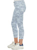 Image of Democracy "Ab"solution Crop Ankle Skimmer Camouflage Pant  - Blue Fog