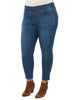 Image of Democracy Plus Size "Ab"solution Ankle Jegging - Blue