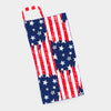 Image of 2-in-1 Beach Towel/Tote Bag - American Flag Print