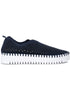 Image of Ilse Jacobsen Tulip Nubuck Platform Slip On Sneaker - Dark Indigo