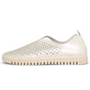 Image of Ilse Jacobsen Metallic Tulip Slip On Sneaker - Whitecap