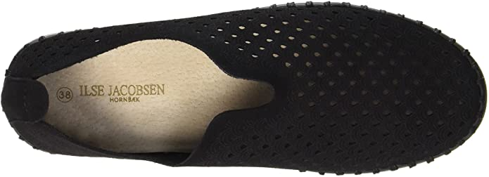 Ilse Jacobsen Tulip Slip On Sneaker - Black/Black Bottom