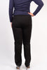 Image of Insight New York Silky Knit Straight Leg Ankle Pant - Black