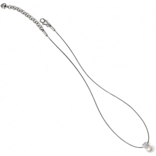 Brighton Collectibles Meridian Petite Pearl Necklace -  Silver