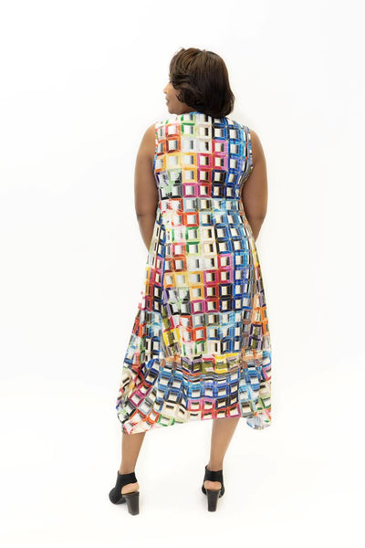 Kozan Dina Dress - Windows Print