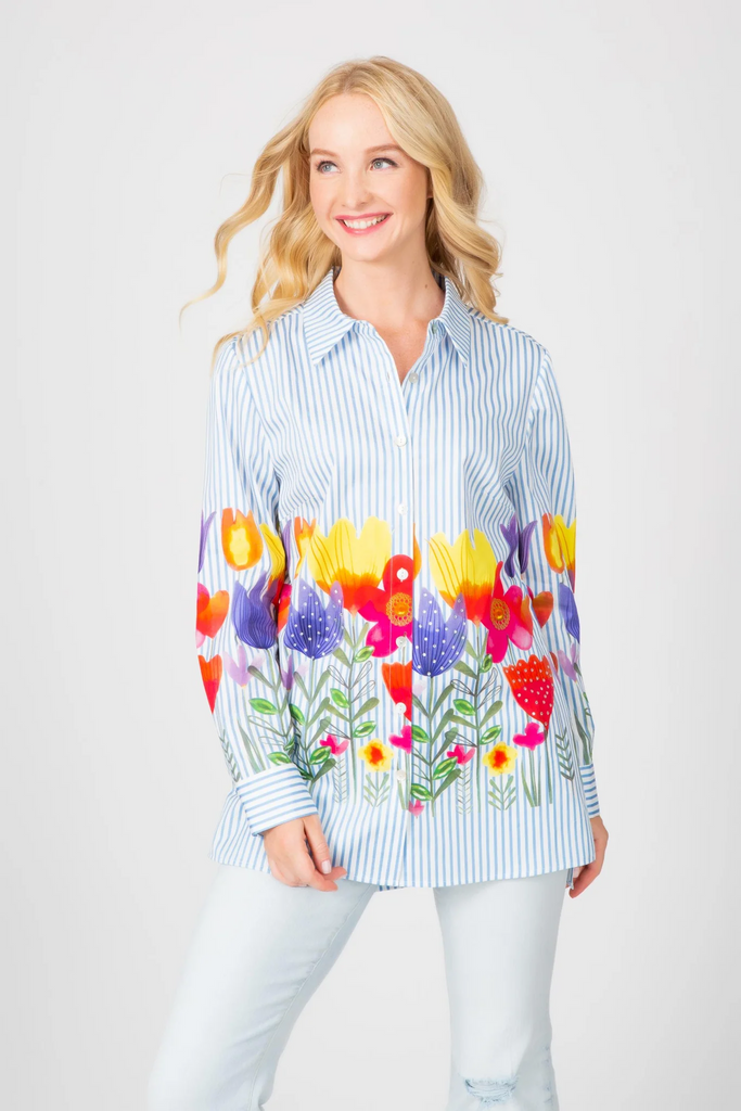 Berek Bright Bloom Cotton Shirt - Multicolor
