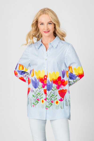 Berek Bright Bloom Cotton Shirt - Multicolor