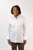 Image of Ravel Button Front Cotton Blouse - White
