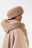 Image of Rippe's Furs Luxe Fox Fur Headband - Oatmeal
