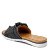 Image of Spring Step Lavona Twist Leather Slide Sandal - Black