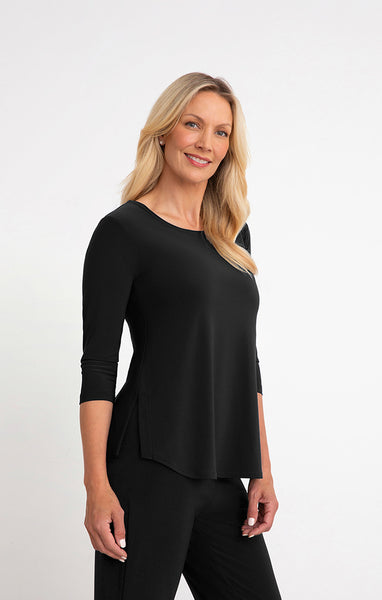 Sympli Sympli Go To Classic T 3/4 Sleeve - Black