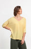 Image of Sympli Reversible Cinch Top Elbow Sleeve - Butter