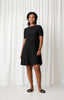 Image of Sympli Trapeze Dress Short Sleeve - Black