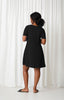 Image of Sympli Trapeze Dress Short Sleeve - Black