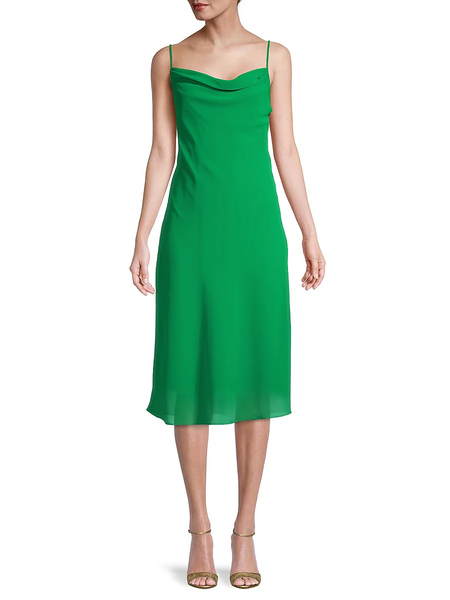 Tash + Sophie by Tiana B Chiffon Sleeveless Midi Dress - Green