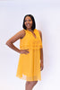Image of Tash + Sophie by Tiana B Sleeveless V-Neck Popover Dress - Amber