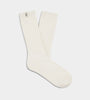 Image of UGG® Ribbed Knit Slouchy Crew Sock - White