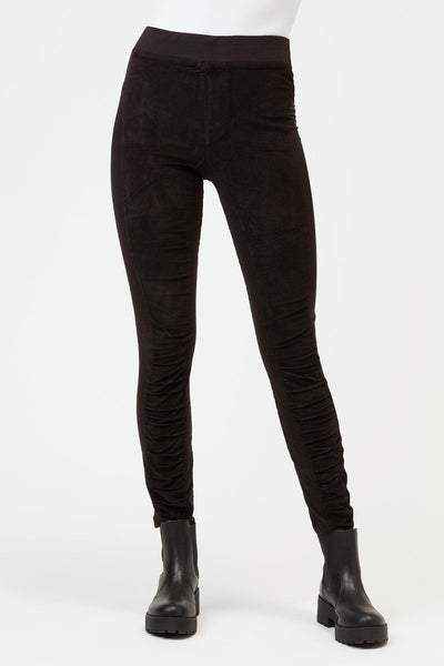 XCVI Oslo Ruched Cord Legging - Black