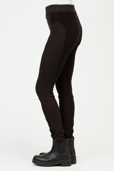 XCVI Oslo Ruched Cord Legging - Black