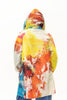 Image of UbU Reversible Hooded Button Front Parisian Raincoat - Capri Shimmers/Linen *Take an Extra 30% Off*