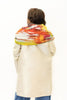 Image of UbU Reversible Hooded Button Front Parisian Raincoat - Capri Shimmers/Linen *Take an Extra 30% Off*